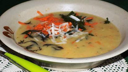 Česneková polévka trochu jinak
