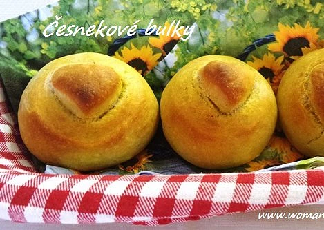 Česnekové bulky, Česnekové bulky - varianta z droždí