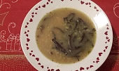 Grumbírová polévka s hřibama