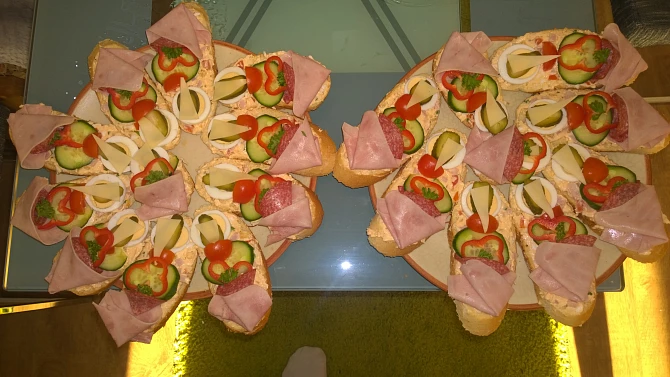 Naše chlebíčky s výbornou pomazánkou