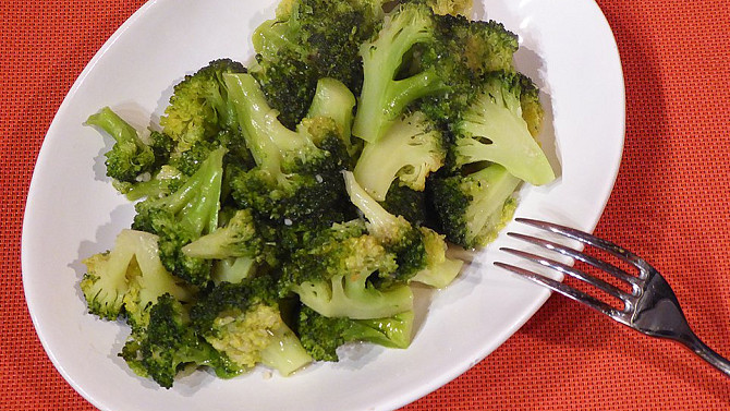 Restovaná brokolice s česnekem, Restovaná brokolice s česnekem