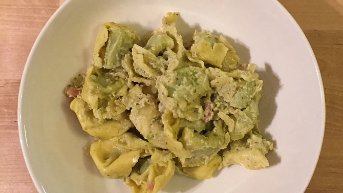 Tortellini se smetanovo-sýrovou omáčkou à la Genovese, Tortellini se sýrovou omáčkou ala Genovese