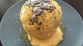Domácí kynutý knedlík s mákem a vanilkovou polevou (Germknödel) (Domácí kynutý knedík s mákem a vanilkovou polevou)