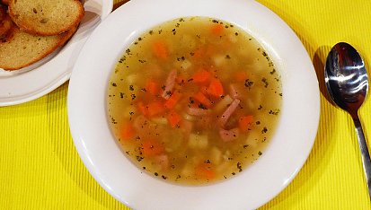 Falešná ovarová polévka s kroupami, Falešná ovarová polévka s kroupami