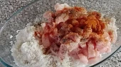 Smetanové rizoto s kuřecím masem zapečené v troubě
