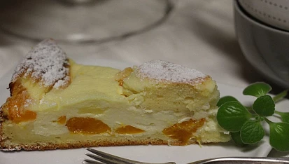 Tvarohový koláč s mandarinkami