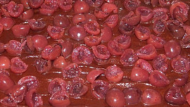 Tvarohový koláč s višněmi