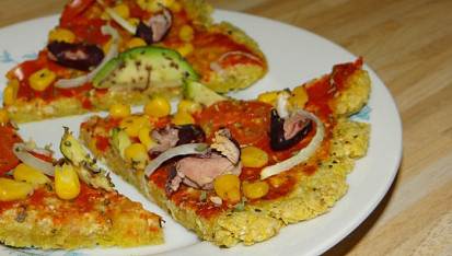 Veganská pizza