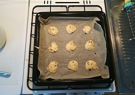 Cookies - sušenky s čokoládou (Před pečením)