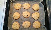 Cookies - sušenky s čokoládou (Po upečení)