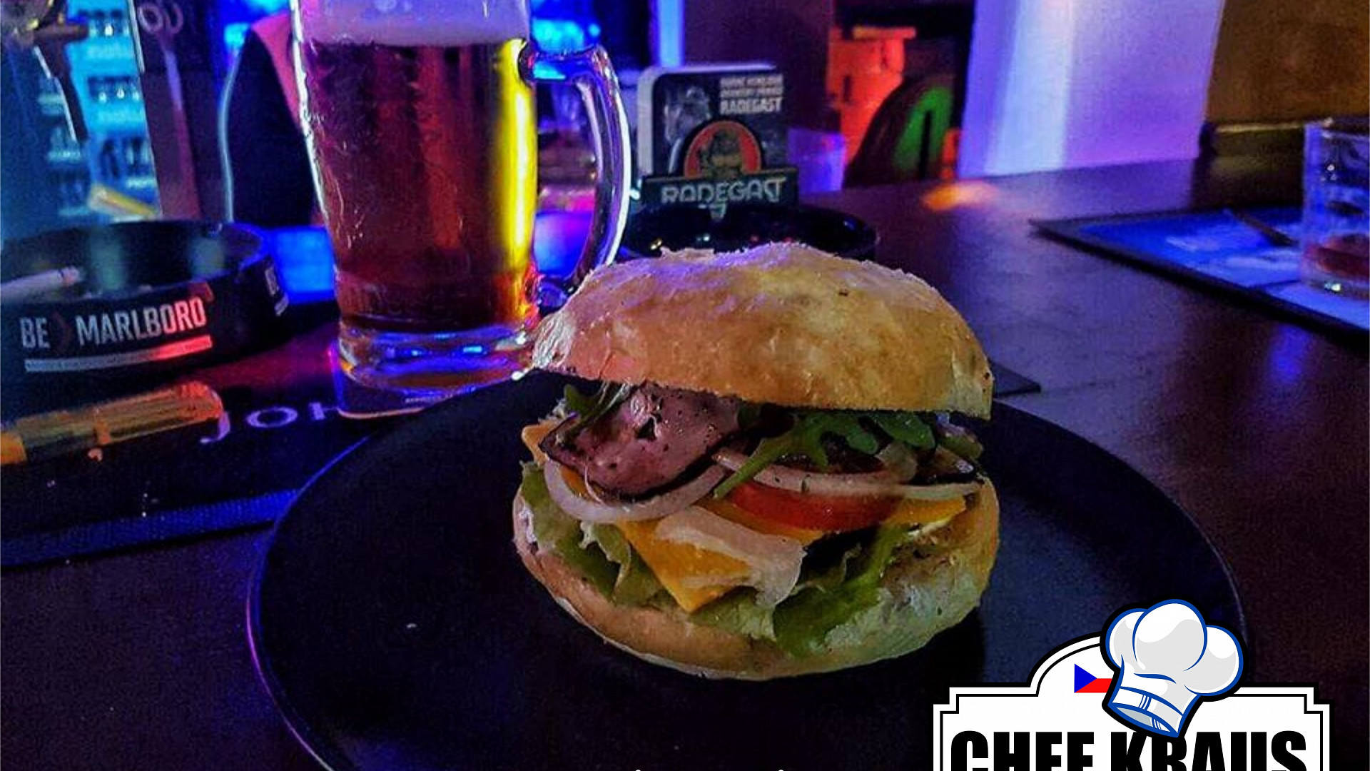 Domácí hovězí burger od Chefkraus
