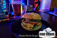 Domácí hovězí burger od CHEF KRAUS