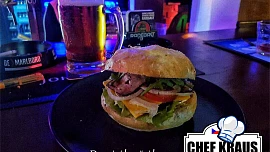 Domácí hovězí burger od Chefkraus