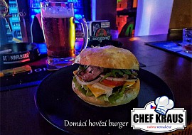 Domácí hovězí burger od Chefkraus (Domácí hovězí burger od CHEF KRAUS)