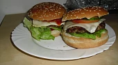 Domácí vepřové hamburgery
