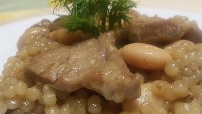 Krkovice s fenyklem, fazolemi a quinoa