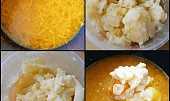 Mrkvová polévka s česnekovými krutonky