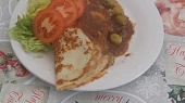 Palačinky plněné kuřecím - rychlovka, Plnene palačinky- kuřecím