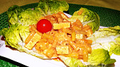 Tofu na smetaně s fazolkami