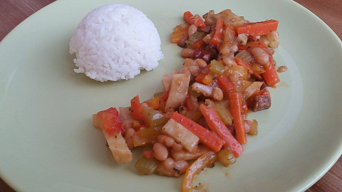 Zeleninová směs s rýží