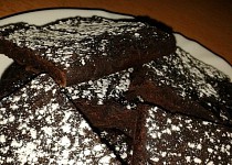 Fazolové brownies bez oleje a mouky