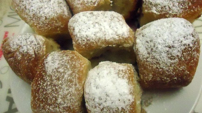 Povidlové buchty kynuté bez kynutí
