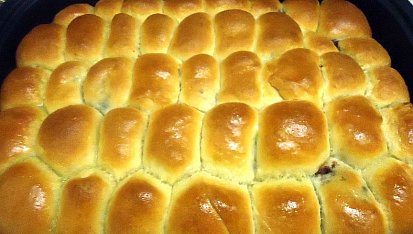 Povidlové buchty kynuté bez kynutí