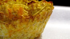 Zeleninové muffiny s ovesnými vločkami