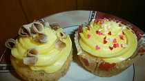 Banánové cupcakes