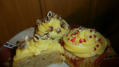 Banánové cupcakes