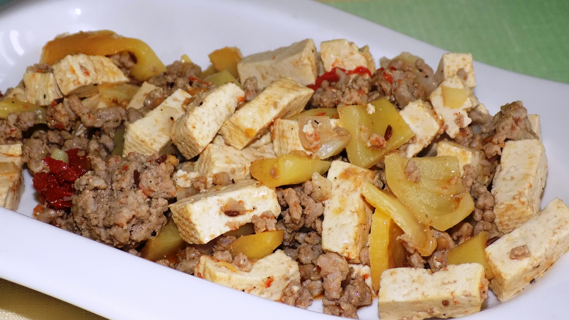 Chilli con carne s tofu (Dukanova dieta)