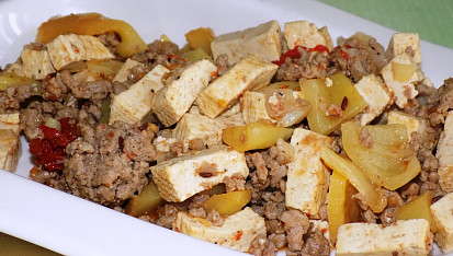 Chilli con carne s tofu (Dukanova dieta)
