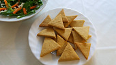 Cizrnové lupínky nachos