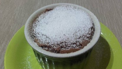 Čokoládové suflé, výborný :-)