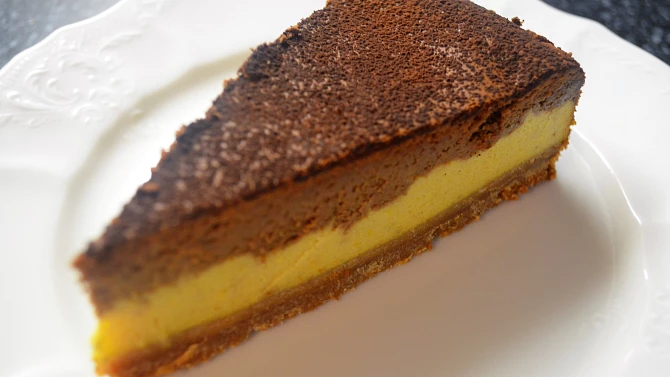 Dýňovo-čokoládový cheesecake