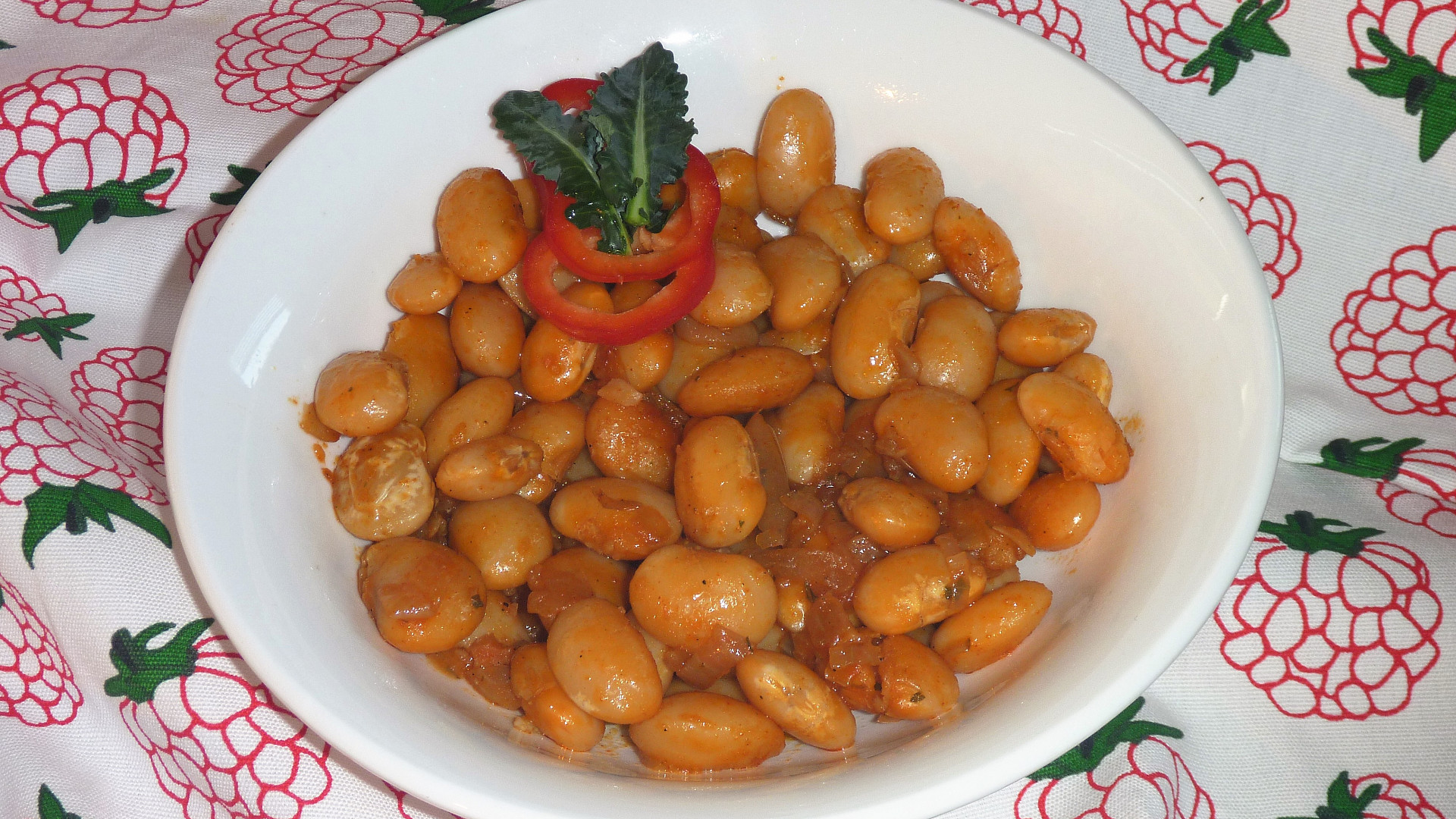 Gravče na tavče (balkánske zapečené fazole)