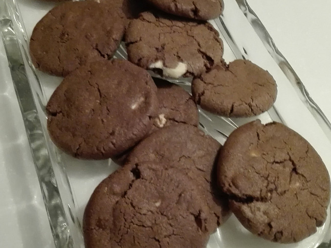 Kakaové sušenky s kousky čokolády