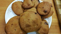 Nadýchané cookies s kousky čokolády
