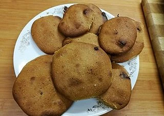 Nadýchané cookies s kousky čokolády