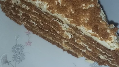 Nepečený karamelový řez