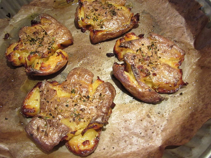 Pečené bramborové křupánky