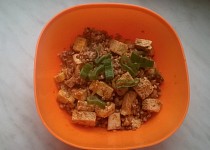 Pohanka s uzeným tofu