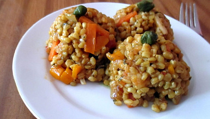 Špaldoto s parmezánem