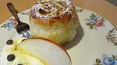 Štrůdlové muffiny s vanilkovým krémem