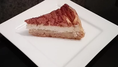 Tvarohový koláč se skořicovou polevou