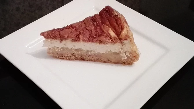 Tvarohový koláč se skořicovou polevou