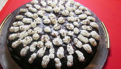 Kávové brownie s pěnou z marshmallows