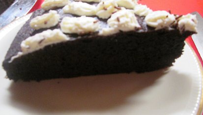 Kávové brownie s pěnou z marshmallows, Brownie se šlehačkou