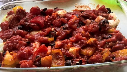 Kuře po baskicku