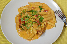 Mexické kuřecí penne